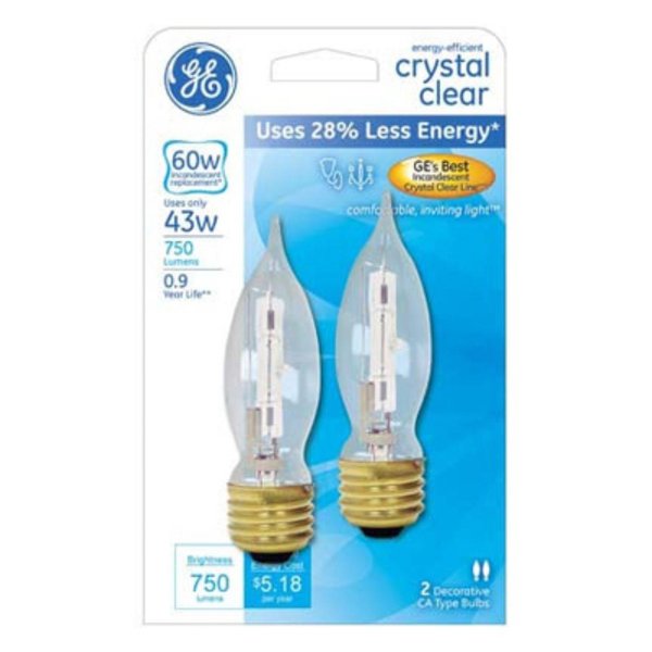 Current Ge2Pk 43W Clr Cam Bulb 60276